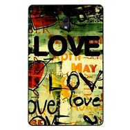 Gogo Accessories 10.5 inç Samsung Galaxy Tab ile Uyumlu A T590 Love Baskılı Silikon Kılıf