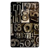Gogo Accessories 10.5 inç Samsung Galaxy Tab ile Uyumlu A T590 Rakam Baskılı Silikon Kılıf