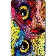 Gogo Accessories 10.5 inç Samsung Galaxy Tab ile Uyumlu A T590 Renkli Baykuş Baskılı Silikon Kılıf