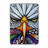 Gogo Accessories 10.5 inç Samsung Galaxy Tab ile Uyumlu S T800 Baykuş Baskılı Silikon Kılıf