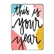Gogo Accessories 10.5 inç Samsung Galaxy Tab ile Uyumlu S T800 This İs Your Baskılı Silikon Kılıf
