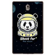 Gogo Accessories 10.5 inç Samsung Galaxy Tab ile Uyumlu S6 T860 Astronot Ayı Baskılı Silikon Kılıf