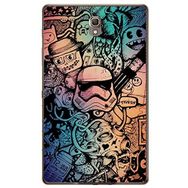 Gogo Accessories 10.5 inç Samsung Galaxy Tab ile Uyumlu S6 T860 Demir Adam Baskılı Silikon Kılıf