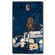 Gogo Accessories 10.5 inç Samsung Galaxy Tab ile Uyumlu S6 T860 Mektup Baykuş Baskılı Silikon Kılıf