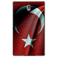 Gogo Accessories 10.5 inç Samsung Galaxy Tab ile Uyumlu S6 T860 Türk Bayrağı Baskılı Silikon Kılıf