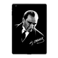Gogo Accessories Apple iPad 2 3 4 A1219 A1395 A1416 A1460 Atatürk İmza Baskılı Silikon Kılıf