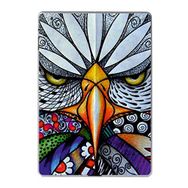 Gogo Accessories Apple iPad 2/3/4 (A1219 A1395 A1416 A1460) Renkli Baykuş Baskılı Silikon Kılıf