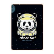 Gogo Accessories Apple iPad 5. Nesil 2018 A1893 A1954 T015 Astronot Ayı Baskılı Silikon Kılıf