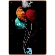 Gogo Accessories Apple iPad 5. Nesil 2018 A1893 A1954 T015 Astronot Baskılı Silikon Kılıf