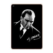Gogo Accessories Apple iPad 6. Nesil 2018 A1893 A1954 T015 Atatürk İmza Baskılı Silikon Kılıf