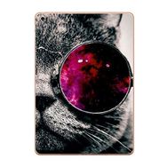 Gogo Accessories Apple iPad New Air2 A1566 A1567 Kedi Baskılı Silikon Kılıf