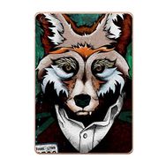 Gogo Accessories Apple iPad New Air2 A1566 A1567 Tilki Baskılı Silikon Kılıf