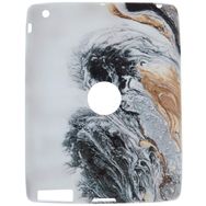 Gogo Accessories İpad 2.3.4 Model Dalgali Ebru Baskılı Silikon Kılıf