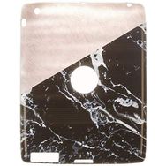 Gogo Accessories İpad 2.3.4 Model Iki Renkli Mermer Desenli Baskılı Desenli Silikon Kılıf