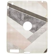 Gogo Accessories iPad 3.Nesil Model Cizgili Desen Baskılı Silikon Kılıf