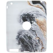 Gogo Accessories iPad 3.Nesil Model Dalgali Ebru Baskılı Silikon Kılıf