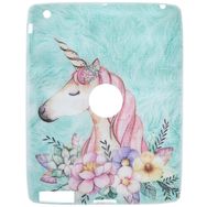 Gogo Accessories iPad 3.Nesil Model Unicorn Baskılı Silikon Kılıf
