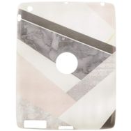 Gogo Accessories iPad 4 Nesil Model Cizgili Desen Baskılı Silikon Kılıf
