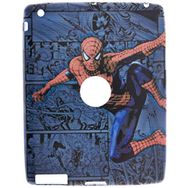 Gogo Accessories iPad 4 Nesil Model Orumcek Adam Desenli Baskılı Silikon Kılıf