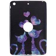 Gogo Accessories iPad mini 2 Nesil Model Asik Kediler Baskılı Silikon Kılıf