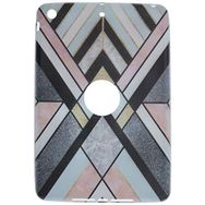 Gogo Accessories iPad mini 2 Nesil Model Renkli Uzun Seritli Baskılı Silikon Kılıf