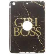 Gogo Accessories iPad mini 3.Nesil Model Mermer Desenli Boss Baskılı Silikon Kılıf