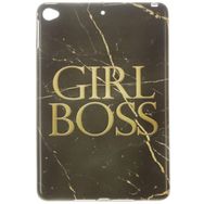 Gogo Accessories İPad mini 5 Model Mermer Desenli Boss Baskılı Silikon Kılıf