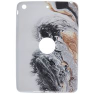 Gogo Accessories iPad mini Model Dalgali Ebru Baskılı Silikon Kılıf