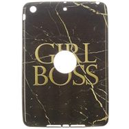 Gogo Accessories iPad mini Model Mermer Desenli Boss Baskılı Silikon Kılıf