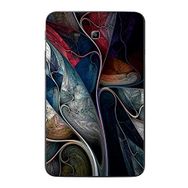 Gogo Accessories Samsung Galaxy Tab ile Uyumlu 3 Lite T110 T113 T116 3D Dünya Desen Baskılı Silikon Kılıf
