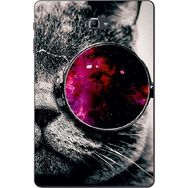 Gogo Accessories Samsung Galaxy Tab ile Uyumlu A SM-T580 2016 Kılıf Kedi Baskılı Silikon Kılıf