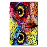 Gogo Accessories Samsung Galaxy Tab ile Uyumlu A SM-T580 2016 Kılıf Renkli Baykuş Baskılı Silikon Kılıf