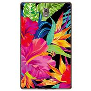 Gogo Accessories Samsung Galaxy Tab ile Uyumlu S Sm-T700 Çiçekler Baskılı Silikon Kılıf