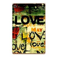 Gogo Accessories Samsung Galaxy Tab ile Uyumlu S Sm-T720 Love Baskılı Silikon Kılıf