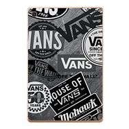Gogo Accessories Samsung Galaxy Tab ile Uyumlu S Sm-T720 Vans Baskılı Silikon Kılıf