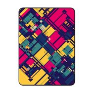 Gogo Accessories Samsung Galaxy Tab ile Uyumlu T530 Kareler Baskılı Silikon Kılıf