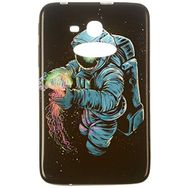 Gogo Accessories Samsung T110 Model Astronot Baskılı Silikon Kılıf