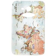 Gogo Accessories Samsung T110 Model Dunya Haritasi Baskılı Silikon Kılıf