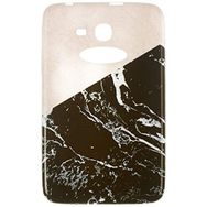 Gogo Accessories Samsung T110 Model Iki Renkli Mermer Desenli Baskılı Desenli Silikon Kılıf