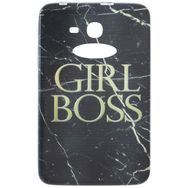 Gogo Accessories Samsung T110 Model Mermer Desenli Boss Baskılı Silikon Kılıf