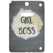 Gogo Accessories Samsung T550 Model Boss Baskılı Silikon Kılıf