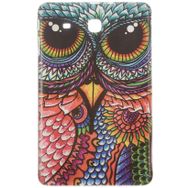 Gogo Accessories Samsung T560 Model Renkli Baykus Baskılı Silikon Kılıf