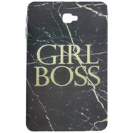 Gogo Accessories Samsung T580 Model Mermer Desenli Boss Baskılı Silikon Kılıf