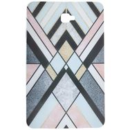 Gogo Accessories Samsung T580 Model Renkli Uzun Seritli Baskılı Silikon Kılıf