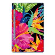 Gogo Samsung Galaxy Tab S6 T860/T865/T867 Kare Desenler Silikon Baskılı Arka Kapak