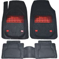 Gold Alfa Romeo 145 3D Negro Cusco Kırmızı Oto Paspas