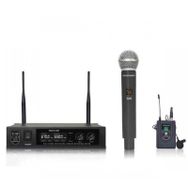 Gold Audio U-626EY Çiftli Uhf Kablosuz El ve Yaka Mikrofonu
