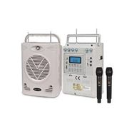Gold GA300EE Audio Taşınabilir Seyyar Anfi 75Watt Çift El Mikrofonlu