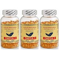 Gold Natural Omega 3 1000 mg 3x100 Kapsül Balık Yağı