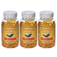 Gold Natural Omega 3-6-9 1000 mg 3x200 Kapsül Balık Yağı